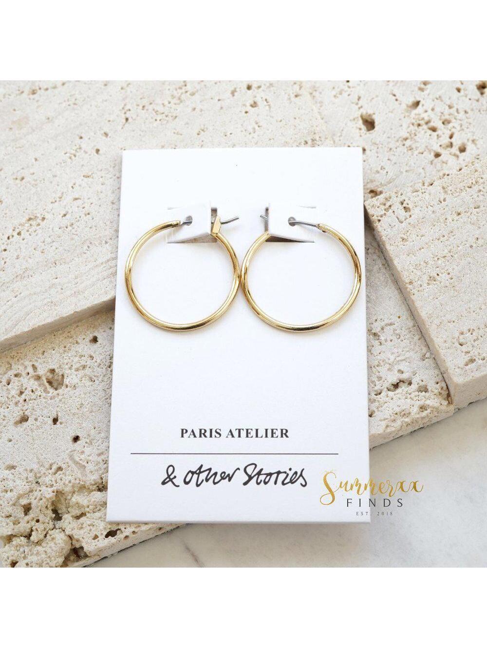 & Other Stories Gold Hoop Earrings